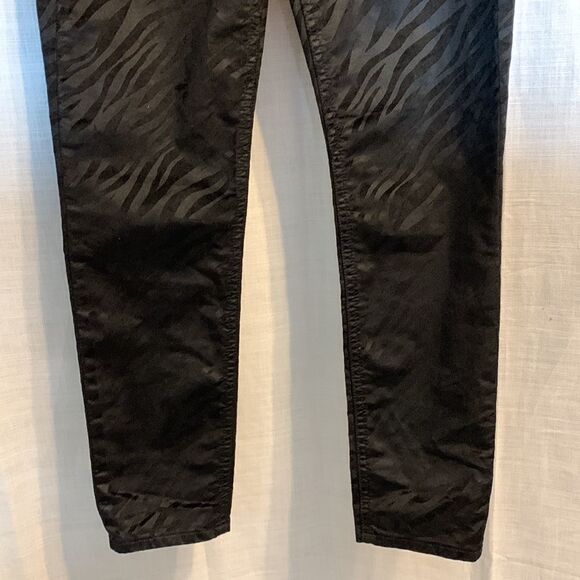 Rag and bone New York size 26 animal print black pants - Picture 3 of 12